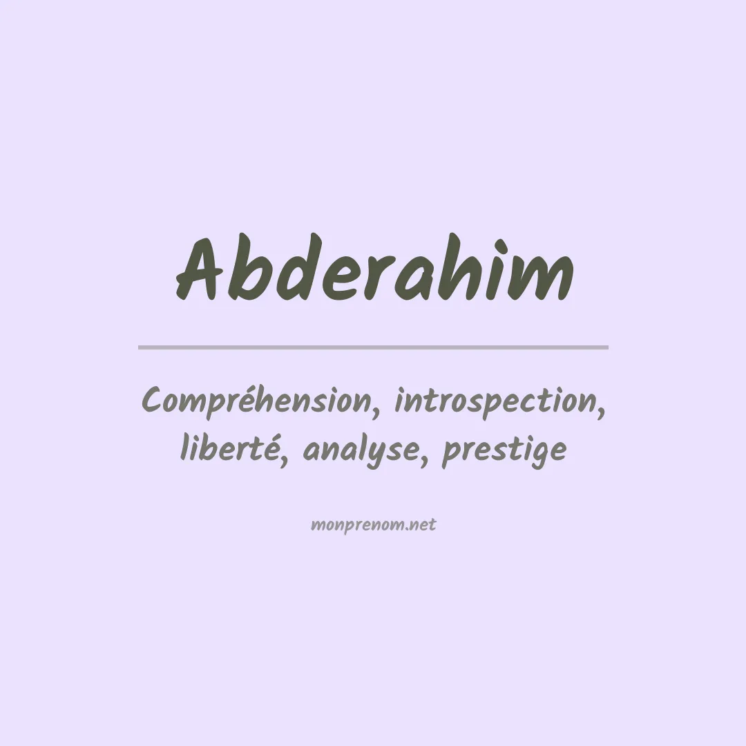 Signification du Prénom Abderahim Signification du Prénom Abderahim