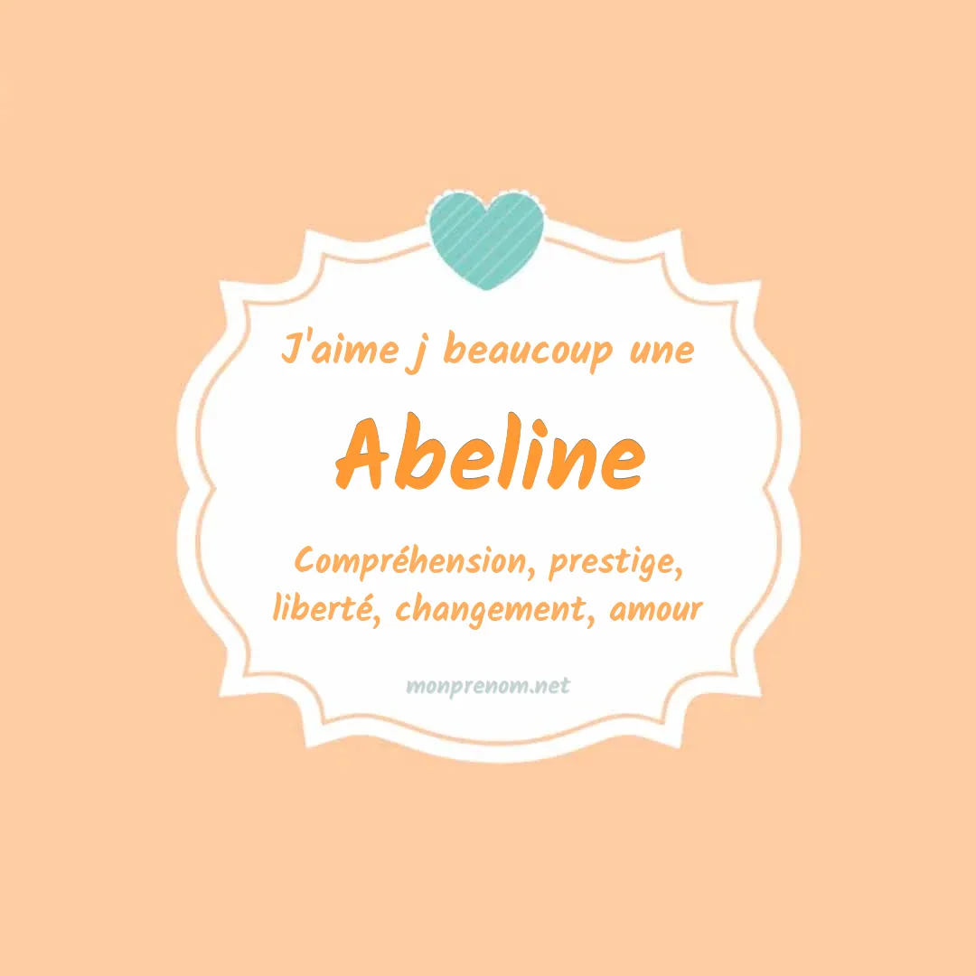 j'aime beaucoup Abeline