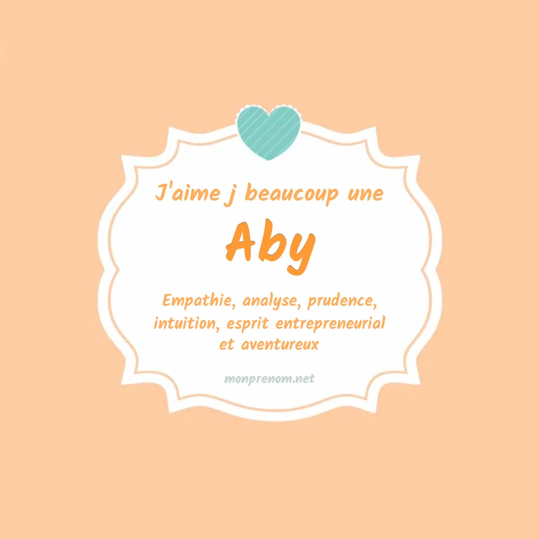 j'aime beaucoup Aby
