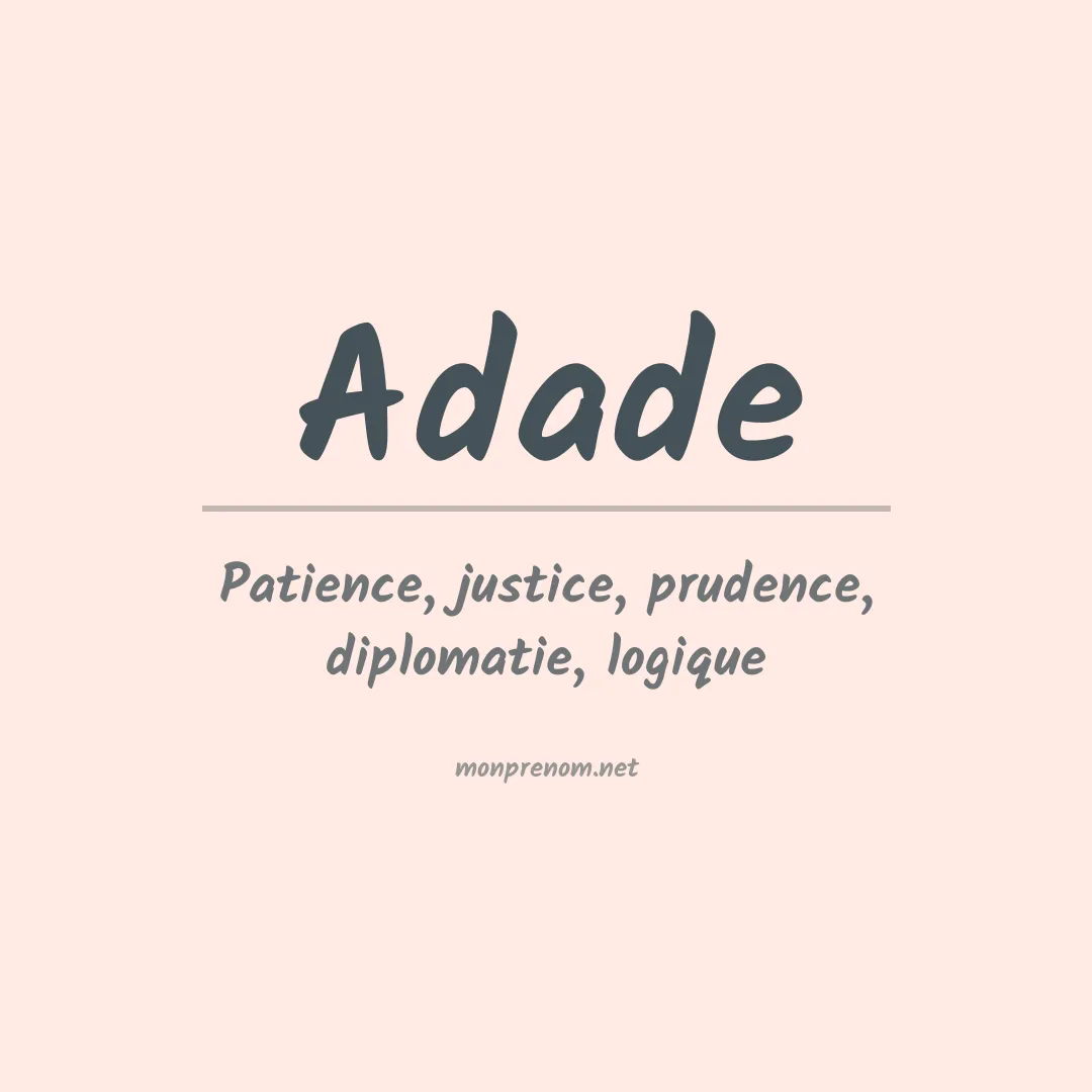 Signification du Prénom Adade Signification du Prénom Adade