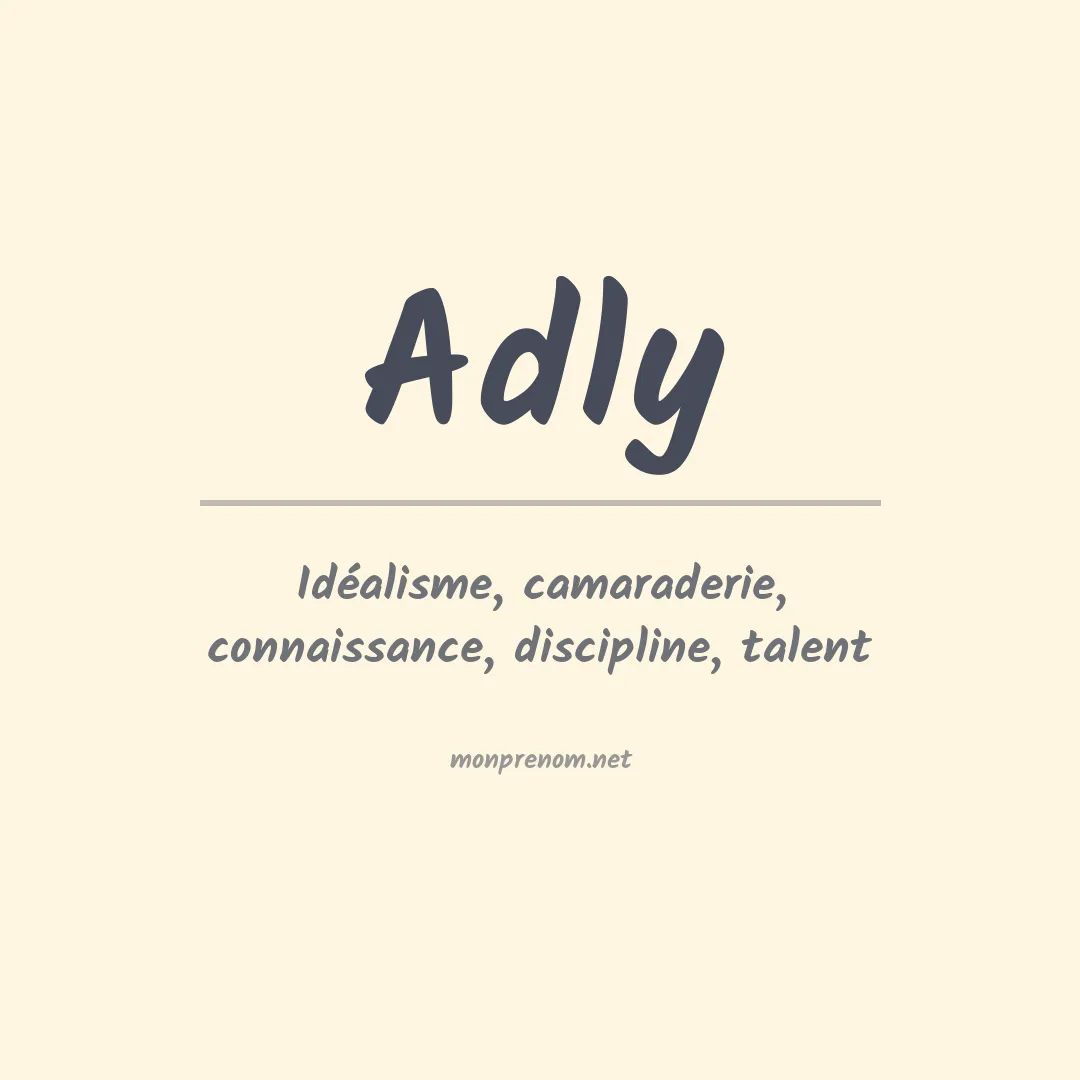 Signification du Prénom Adly Signification du Prénom Adly