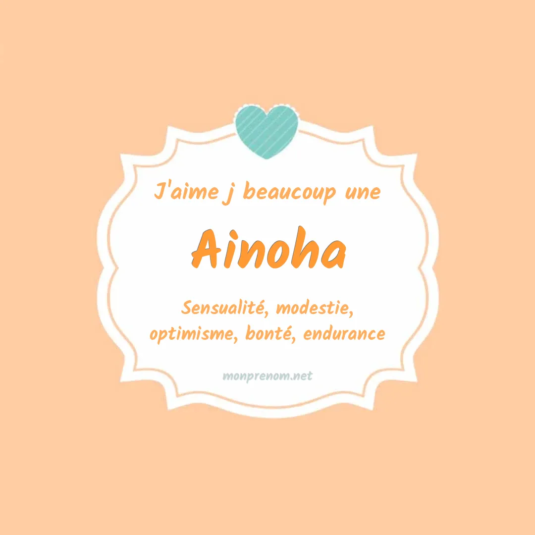 j'aime beaucoup Ainoha