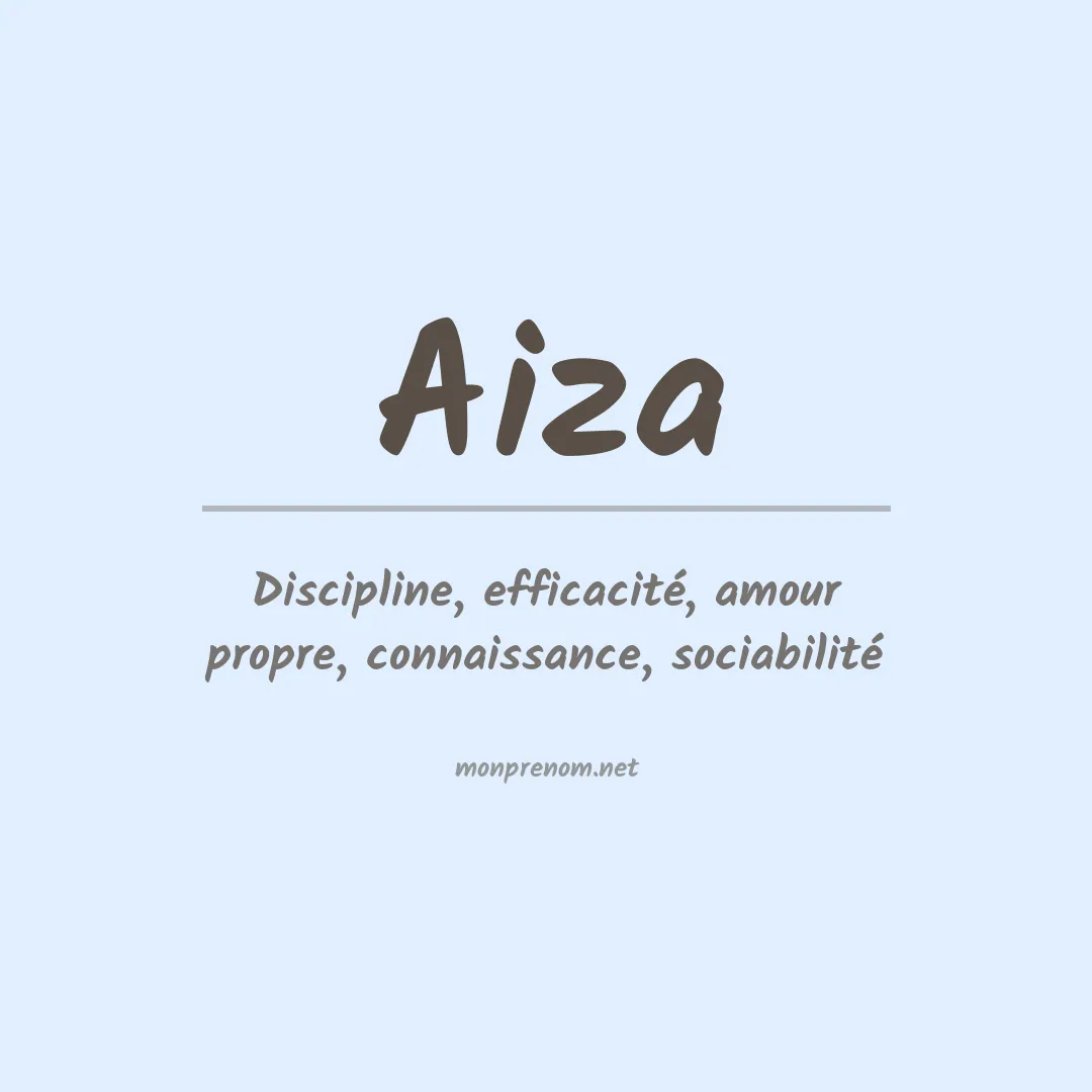 Signification du Prénom Aiza