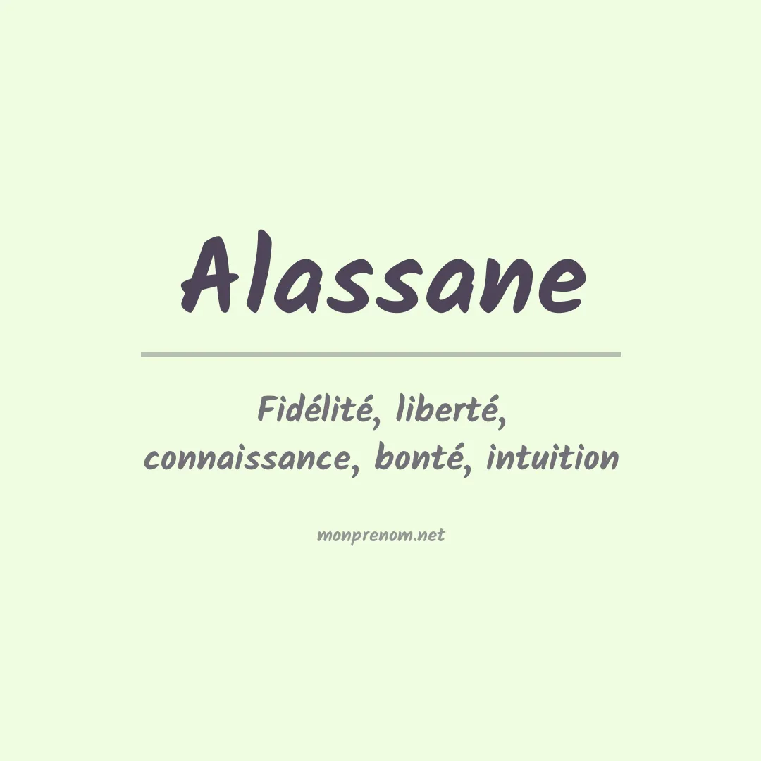 Signification du Prénom Alassane Signification du Prénom Alassane