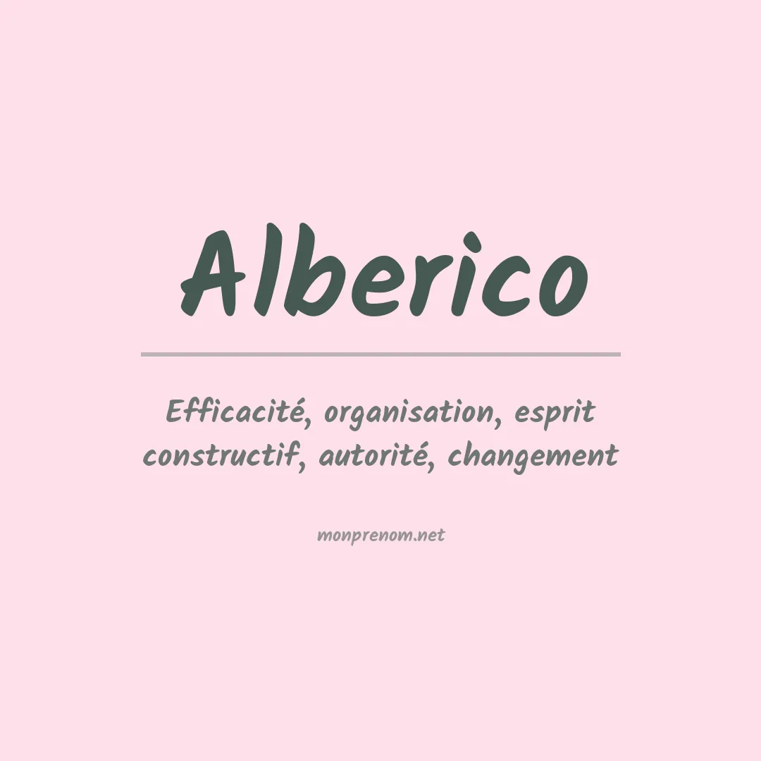 Signification du Prénom Alberico