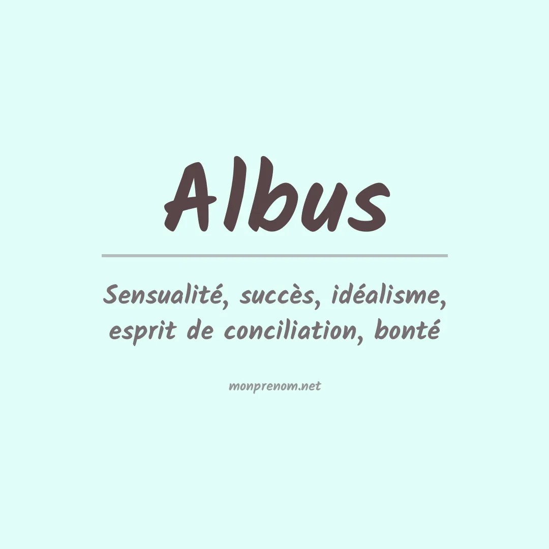 Signification du Prénom Albus