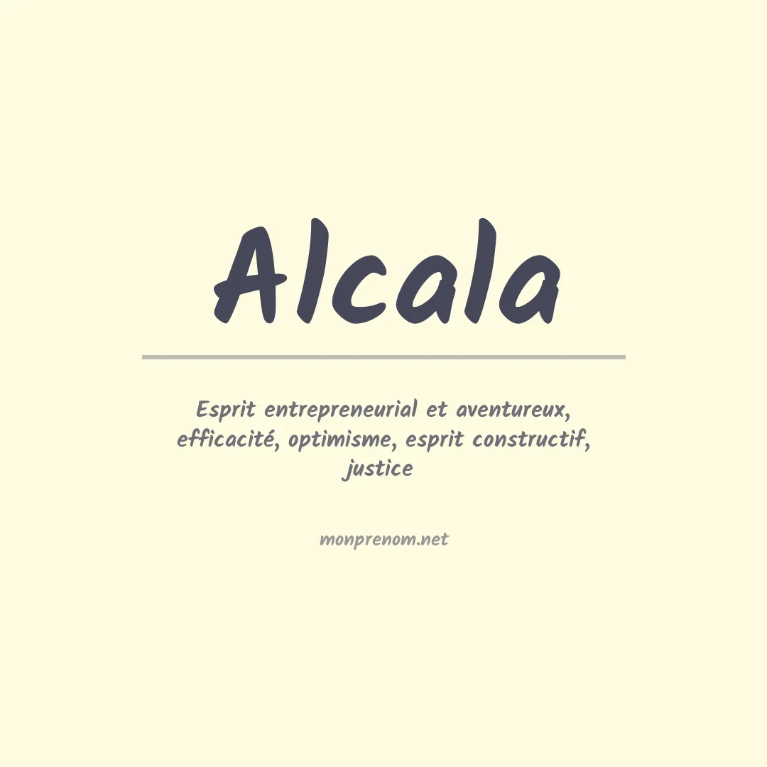 Signification du Prénom Alcala