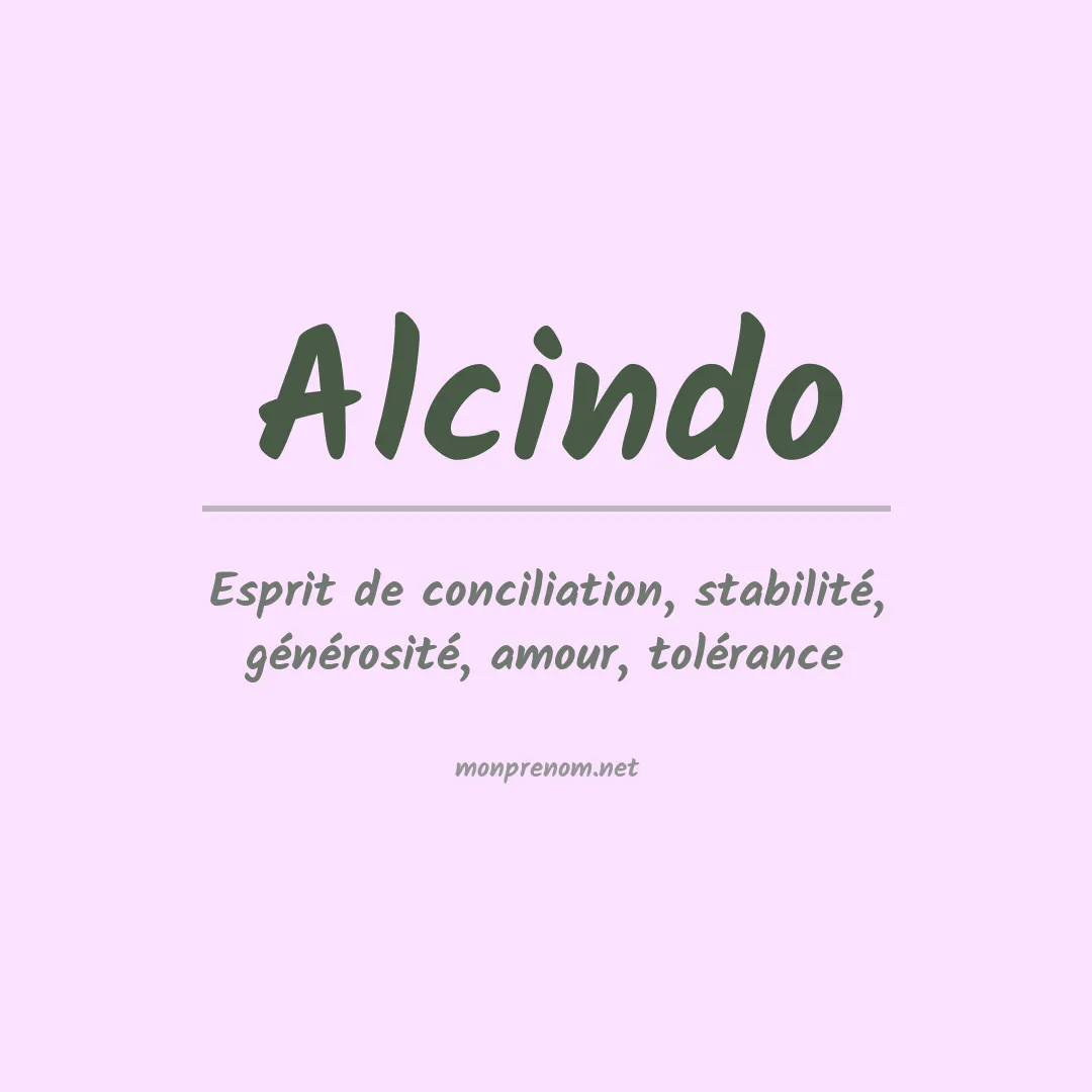 Signification du Prénom Alcindo