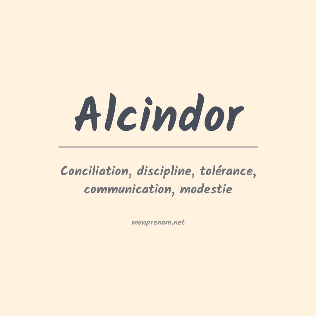 Signification du Prénom Alcindor
