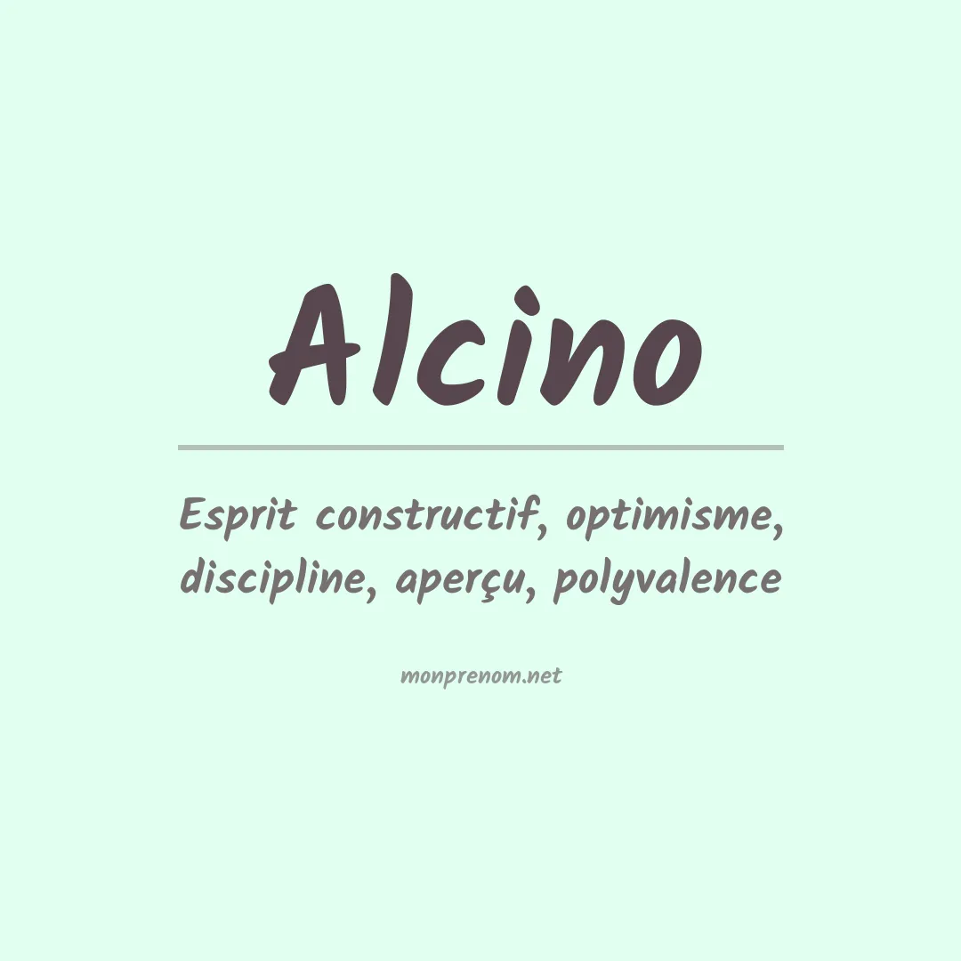 Signification du Prénom Alcino