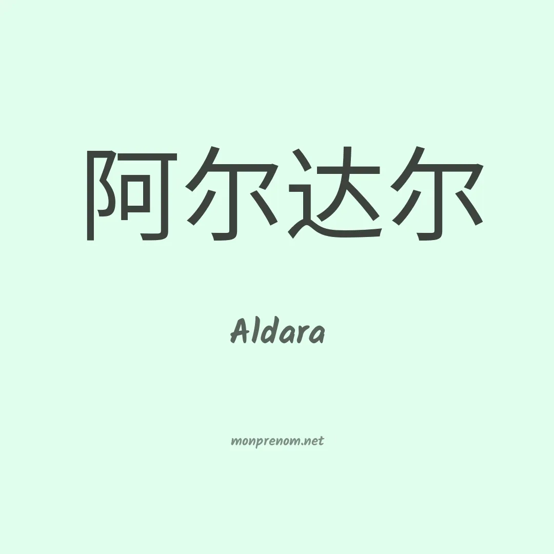 Aldara en chino