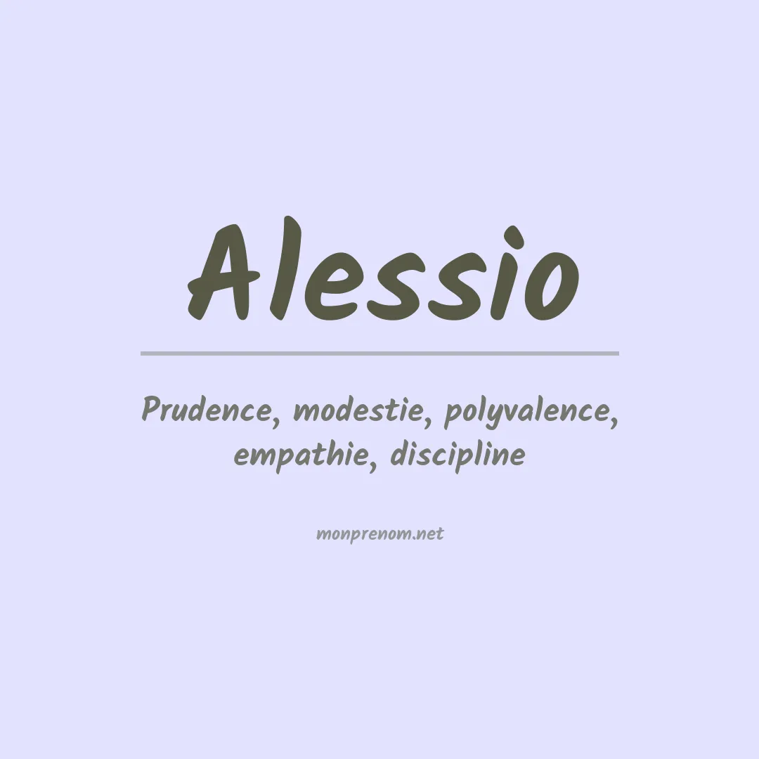 Signification du Prénom Alessio