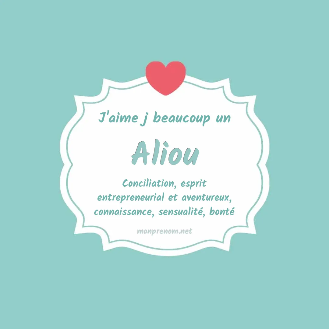 j'aime beaucoup Aliou
