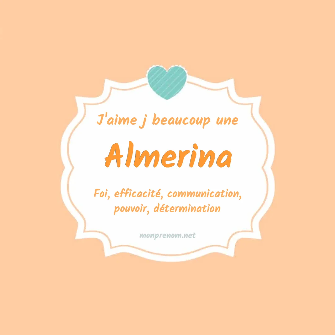j'aime beaucoup Almerina
