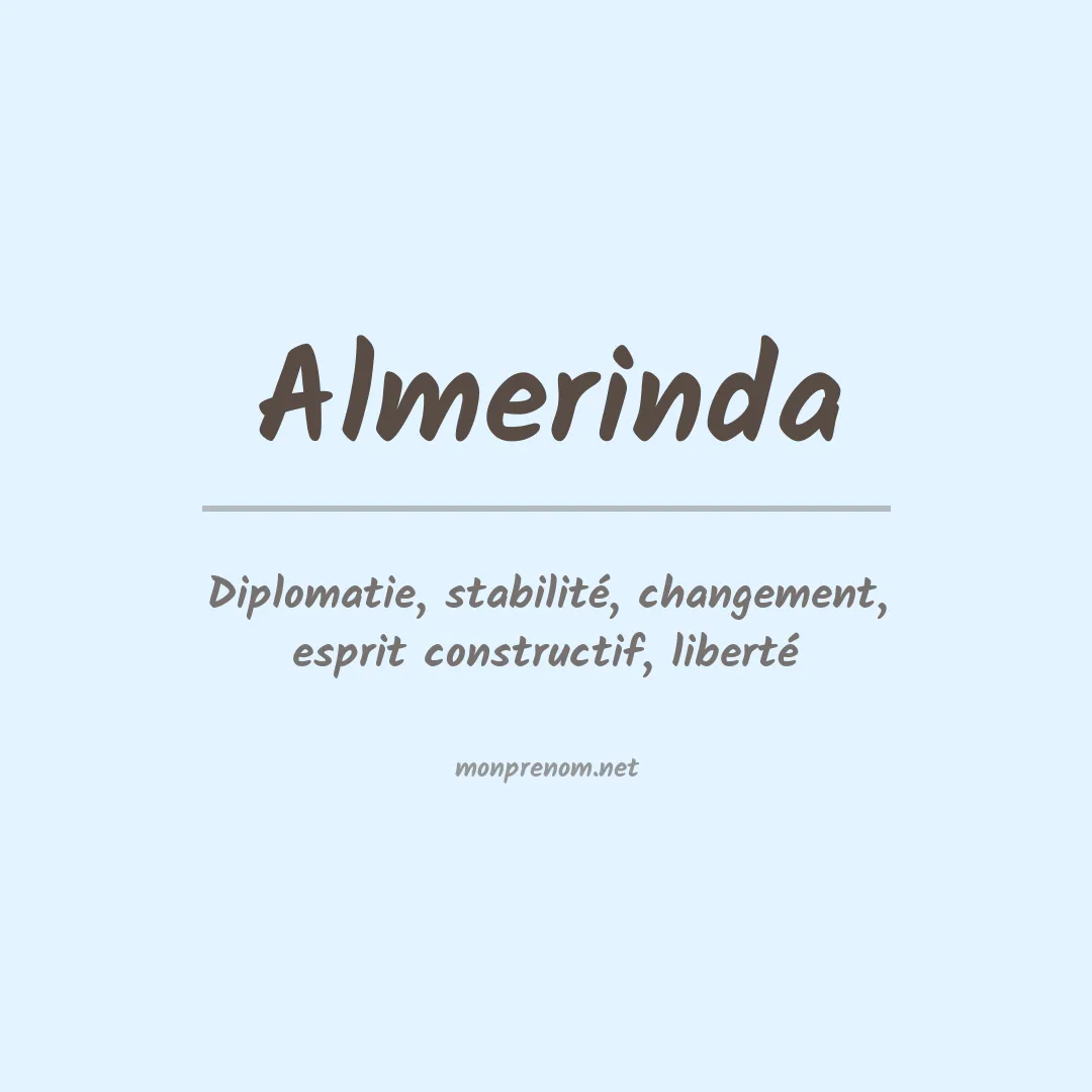 Signification du Prénom Almerinda