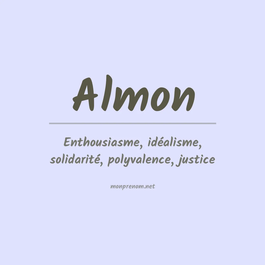 Signification du Prénom Almon