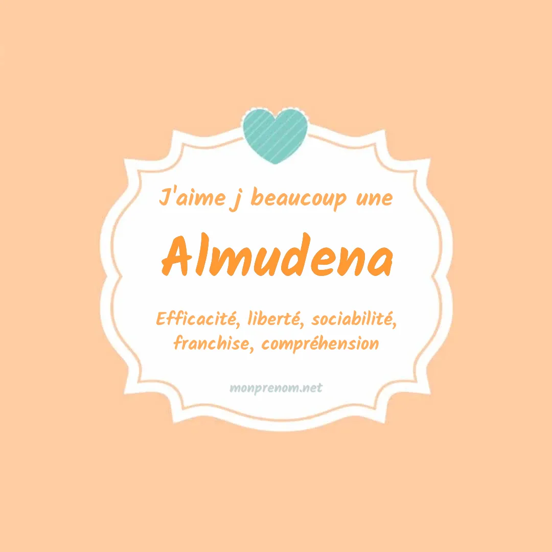 j'aime beaucoup Almudena