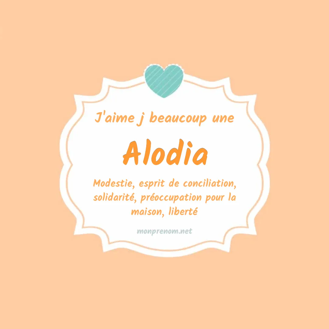 j'aime beaucoup Alodia