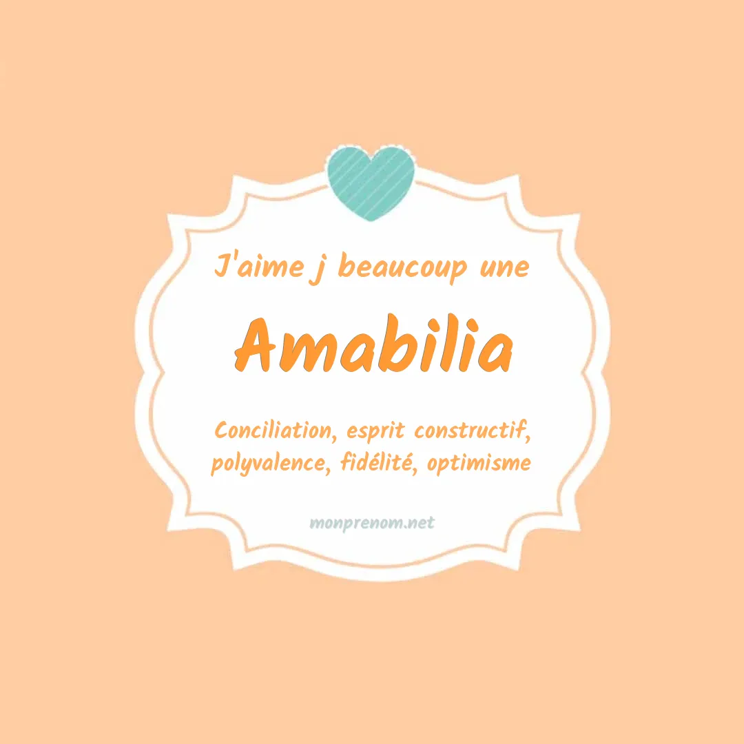 j'aime beaucoup Amabilia