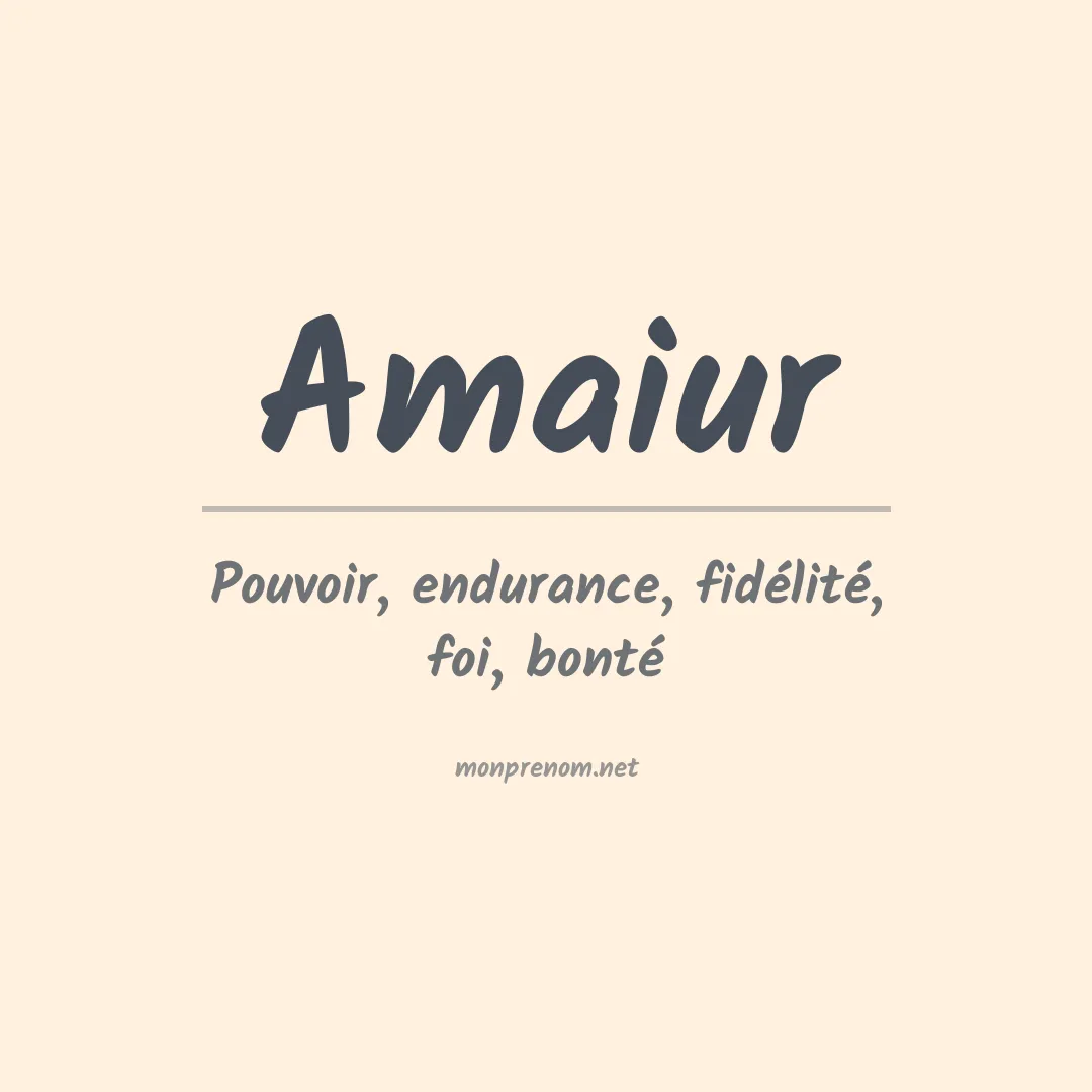 Signification du Prénom Amaiur Signification du Prénom Amaiur