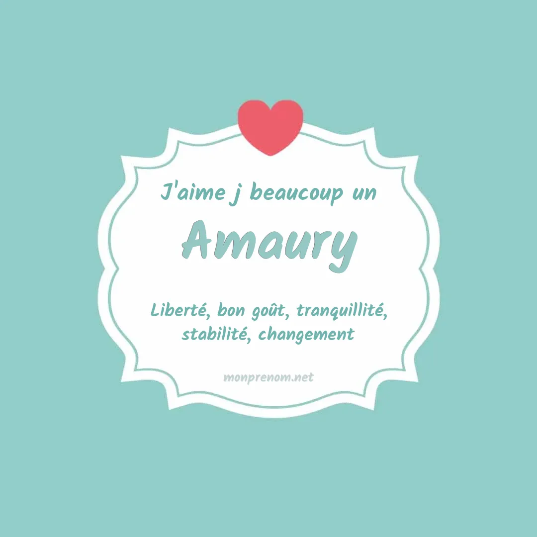 j'aime beaucoup Amaury