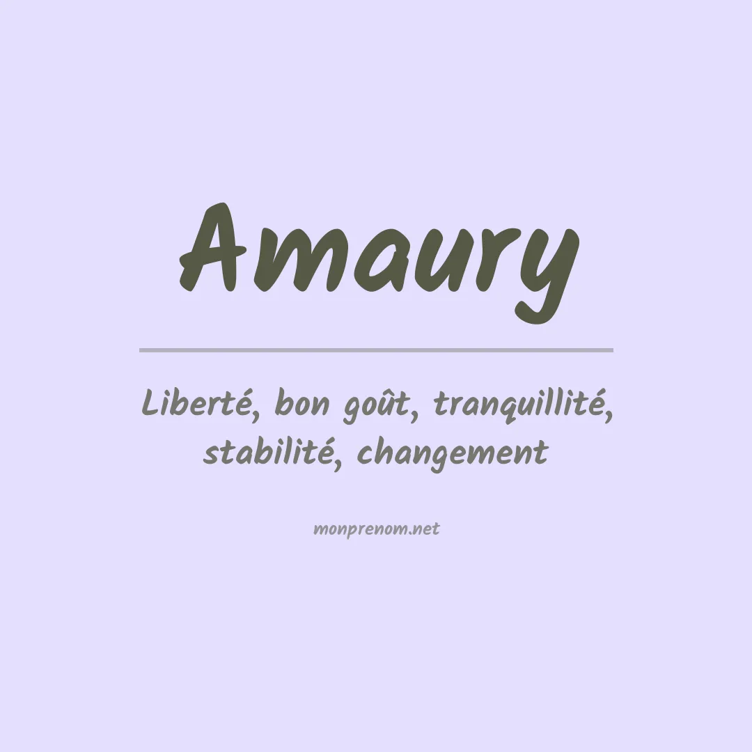 Signification du Prénom Amaury