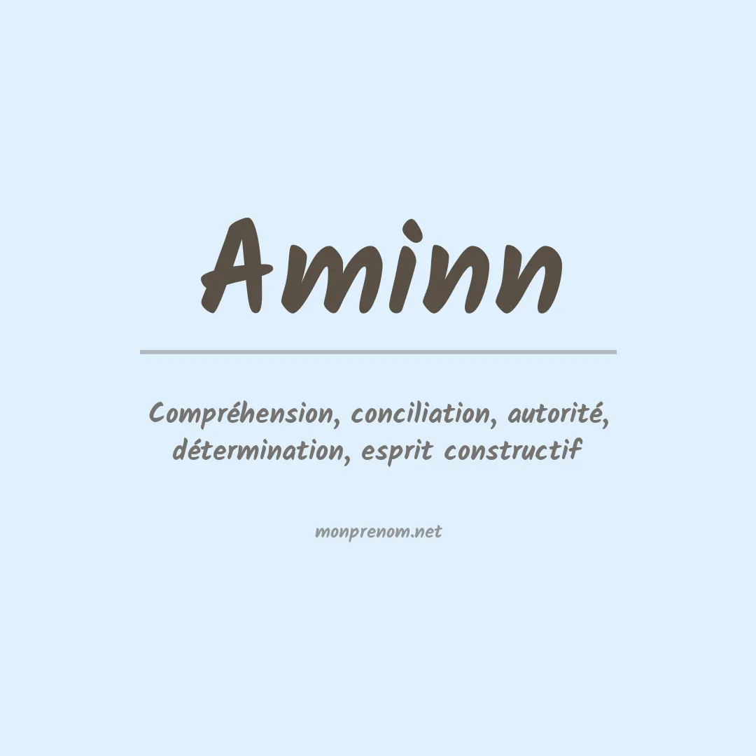 Signification du Prénom Aminn Signification du Prénom Aminn