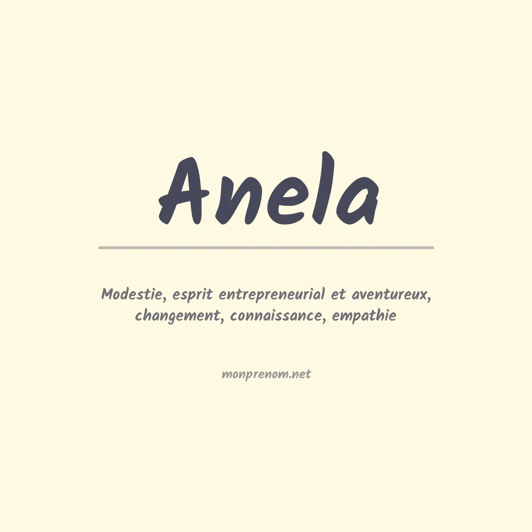Signification du Prénom Anela Signification du Prénom Anela