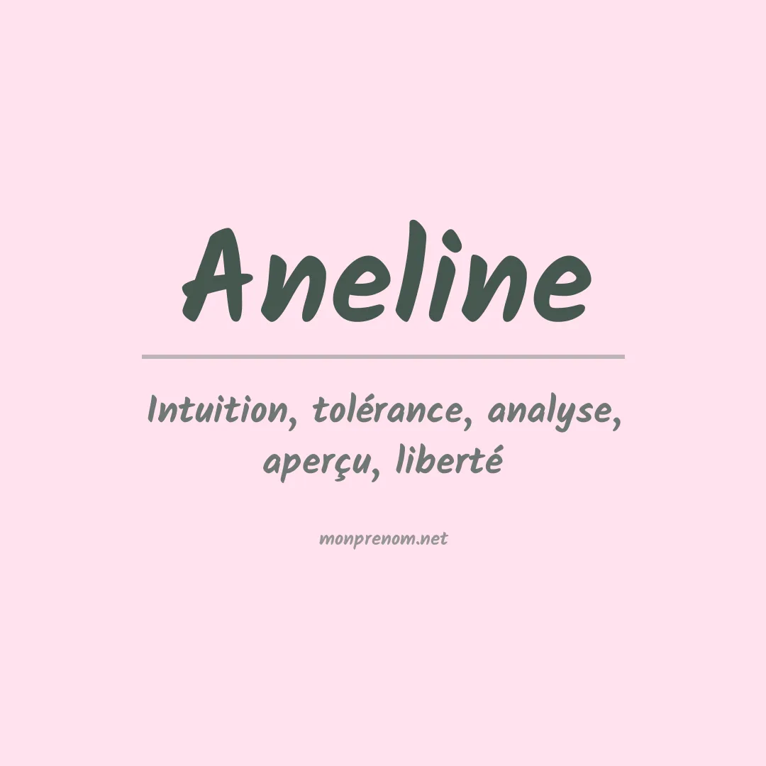 Signification du Prénom Aneline