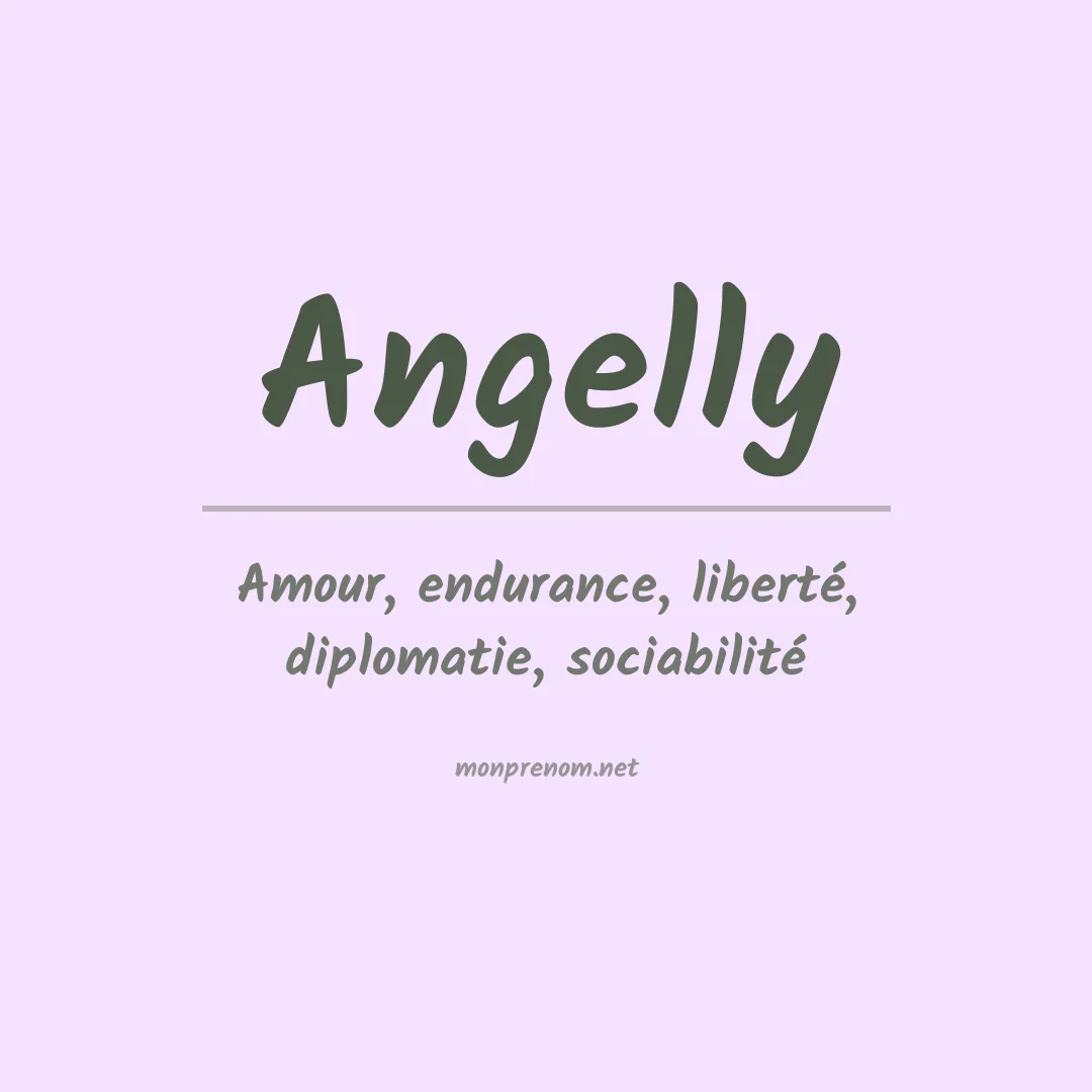 Signification du Prénom Angelly