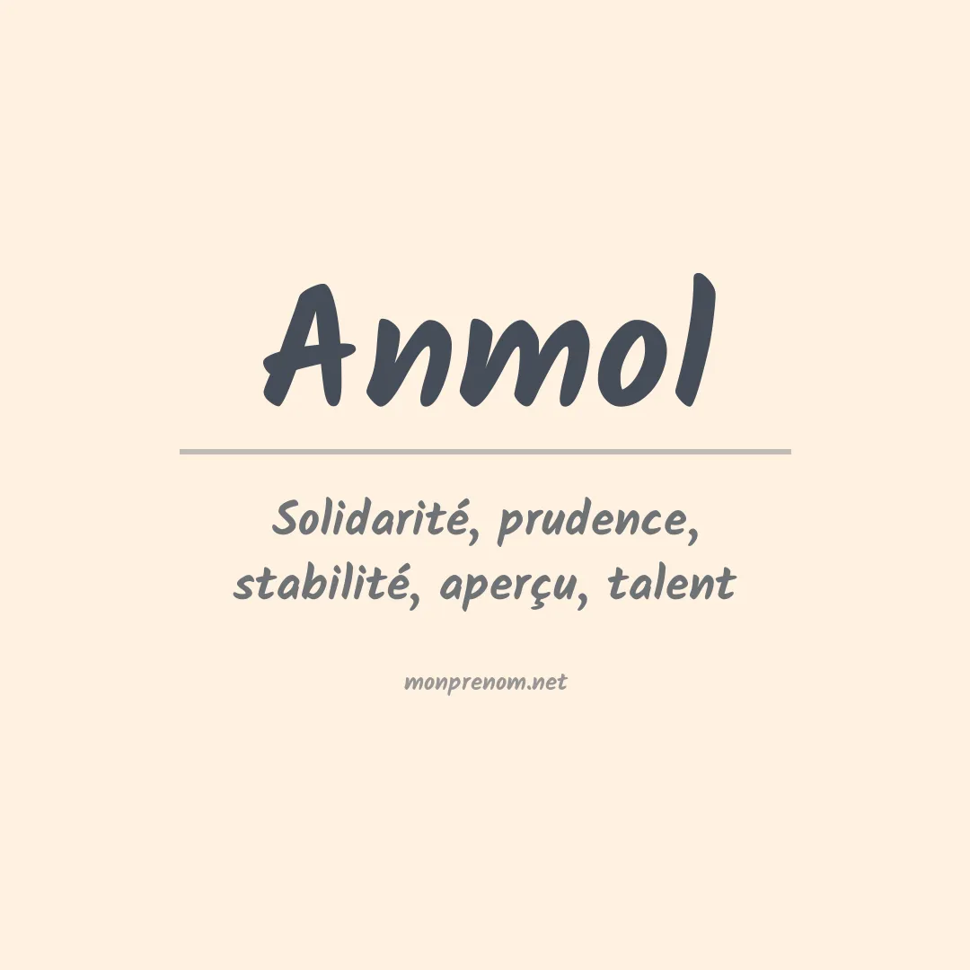 Signification du Prénom Anmol Signification du Prénom Anmol