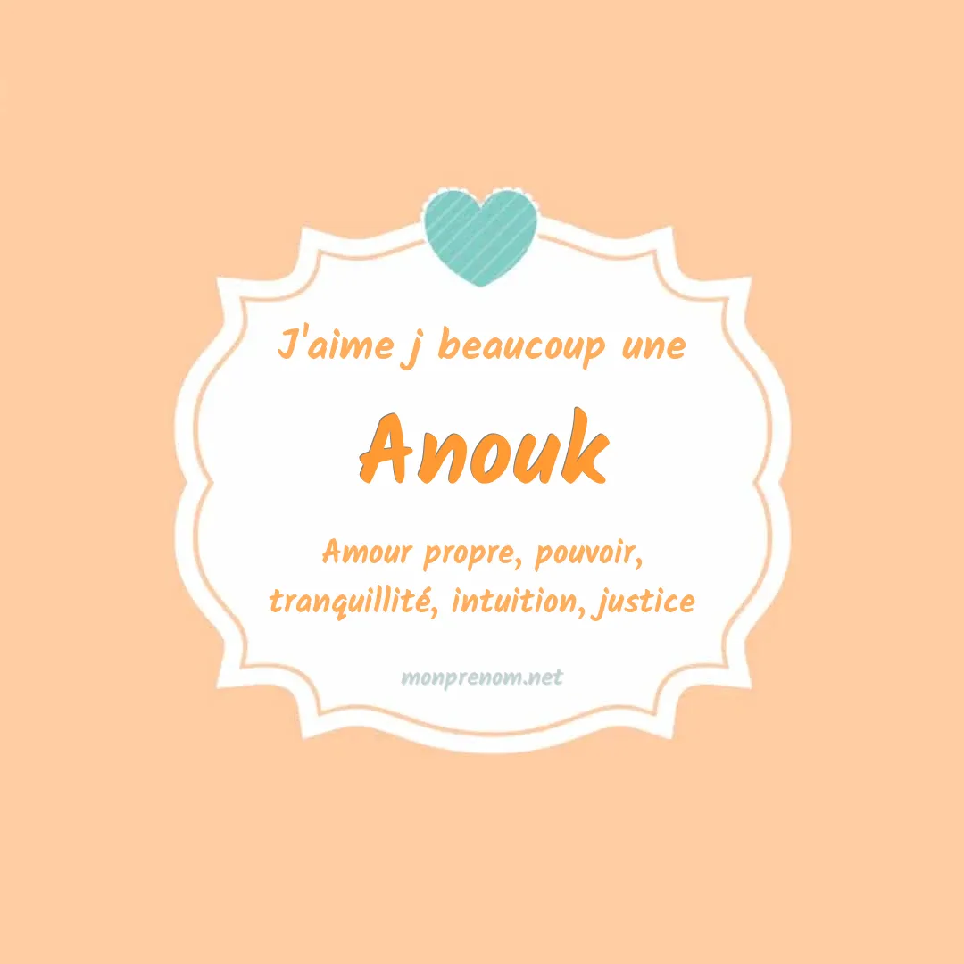 j'aime beaucoup Anouk