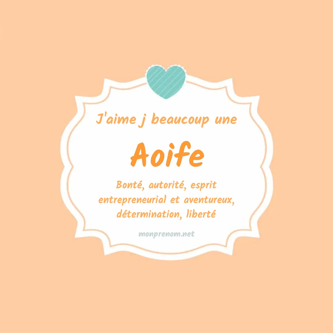 j'aime beaucoup Aoife