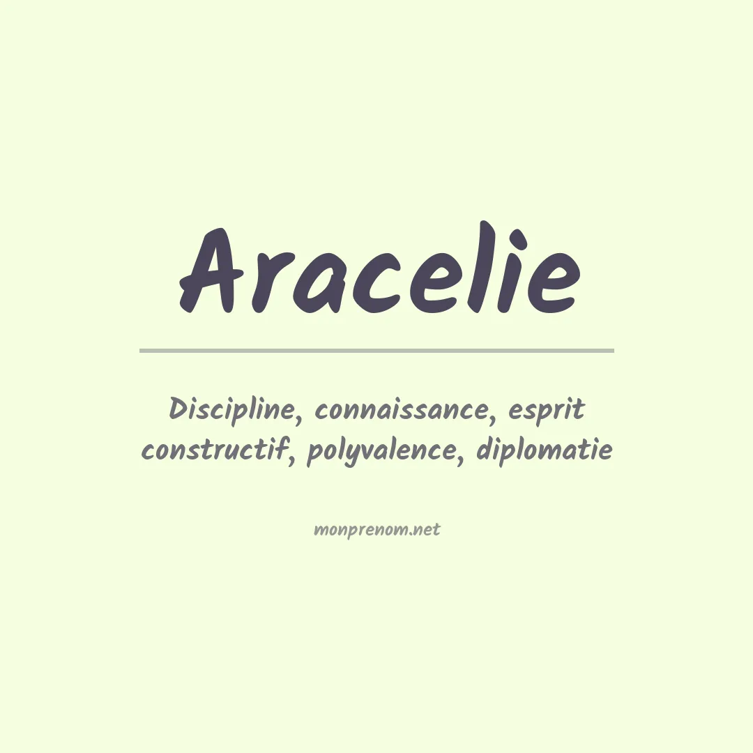 Signification du Prénom Aracelie Signification du Prénom Aracelie