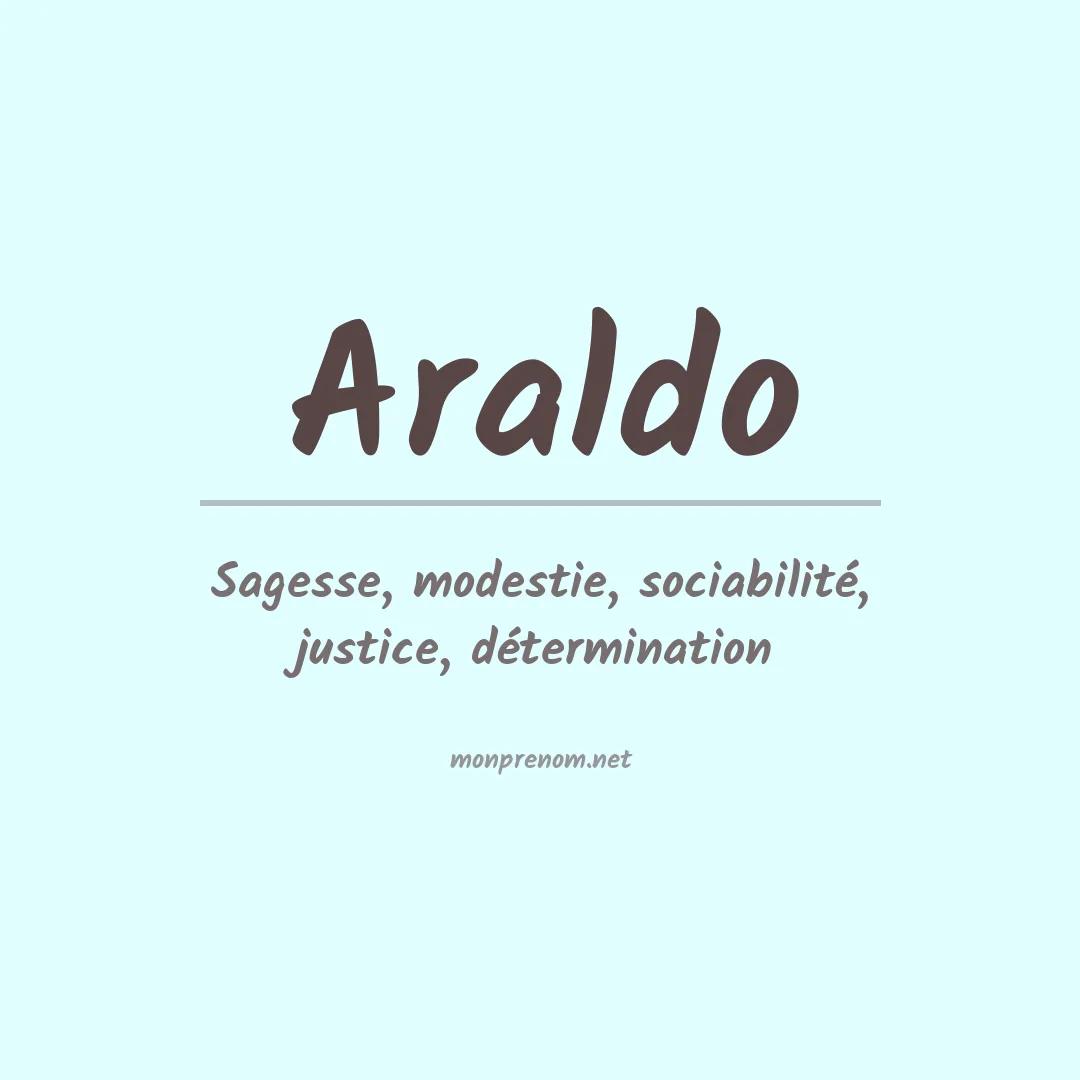 Signification du Prénom Araldo