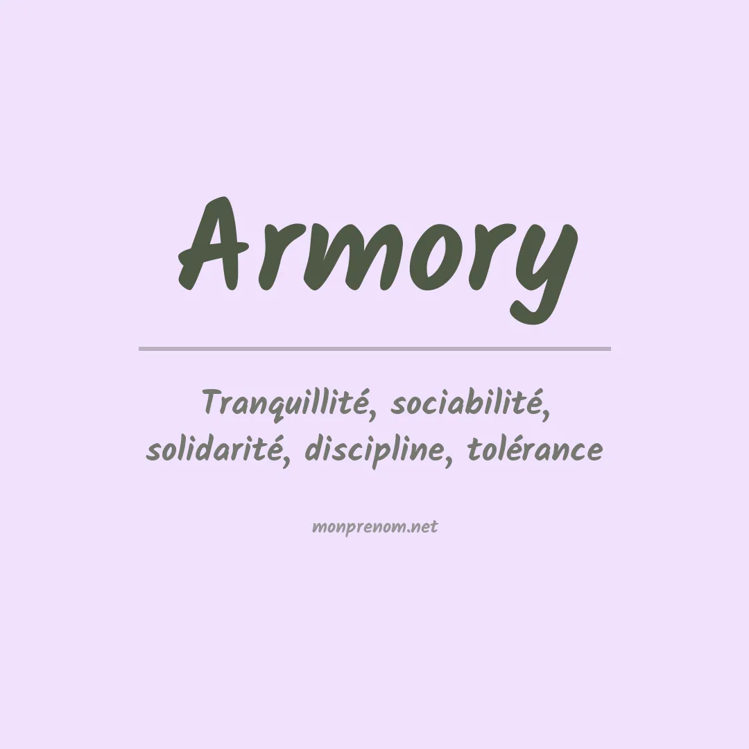Signification du Prénom Armory Signification du Prénom Armory