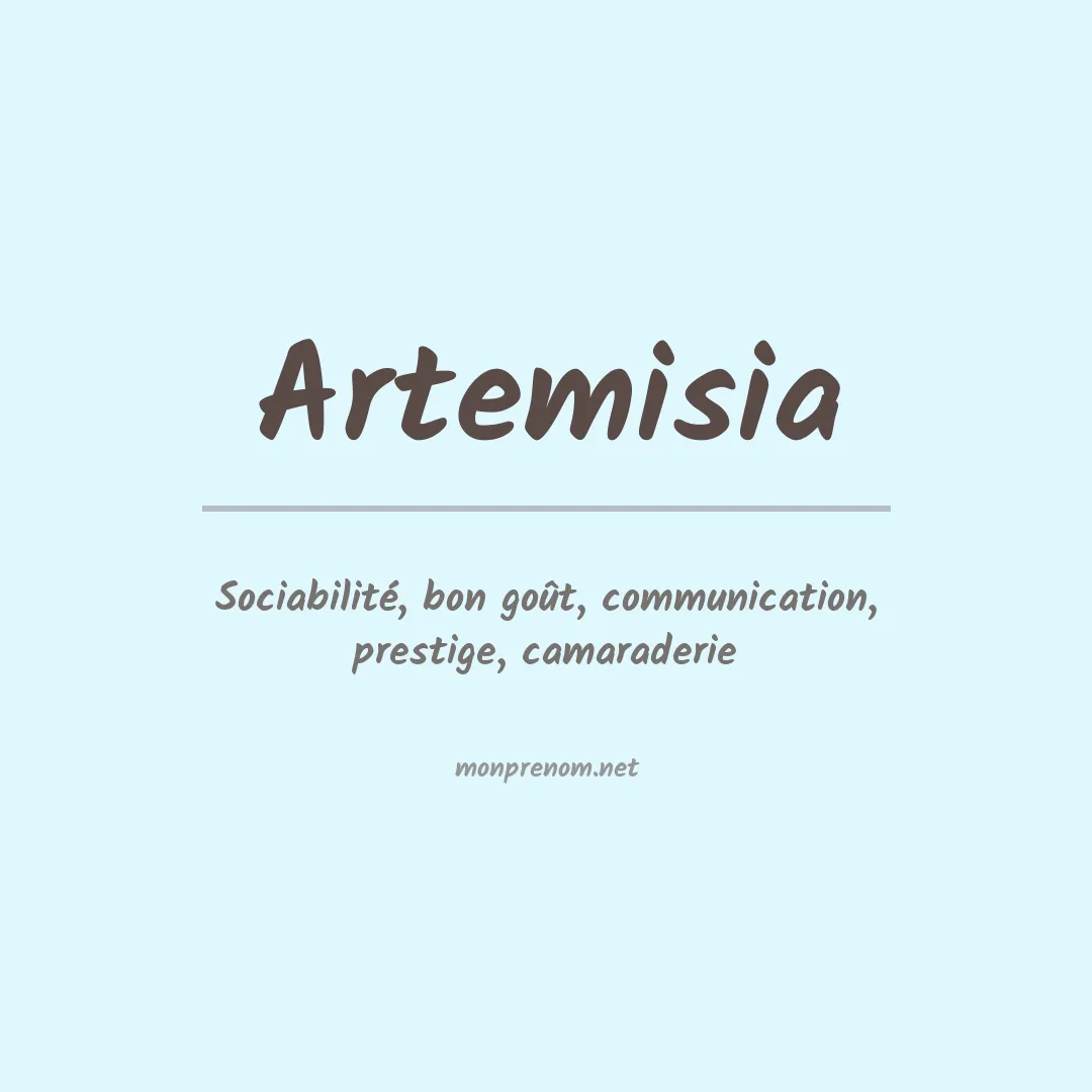 Signification du Prénom Artemisia