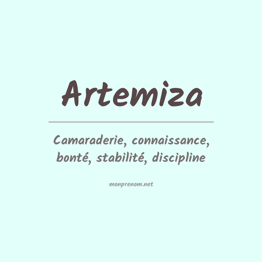 Signification du Prénom Artemiza Signification du Prénom Artemiza