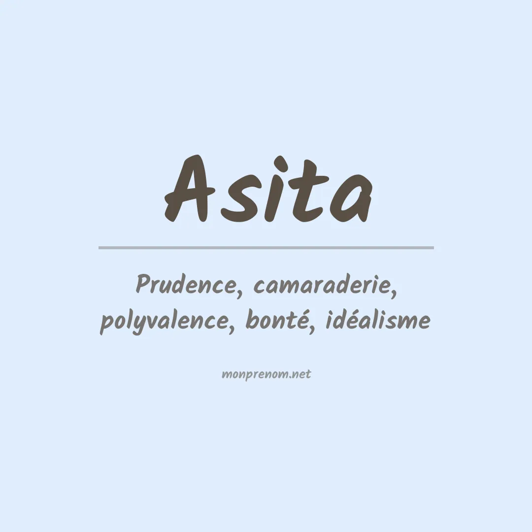 Signification du Prénom Asita Signification du Prénom Asita