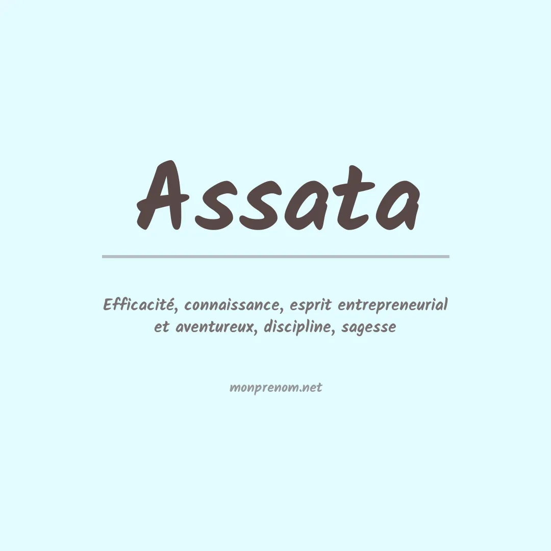 Signification du Prénom Assata Signification du Prénom Assata