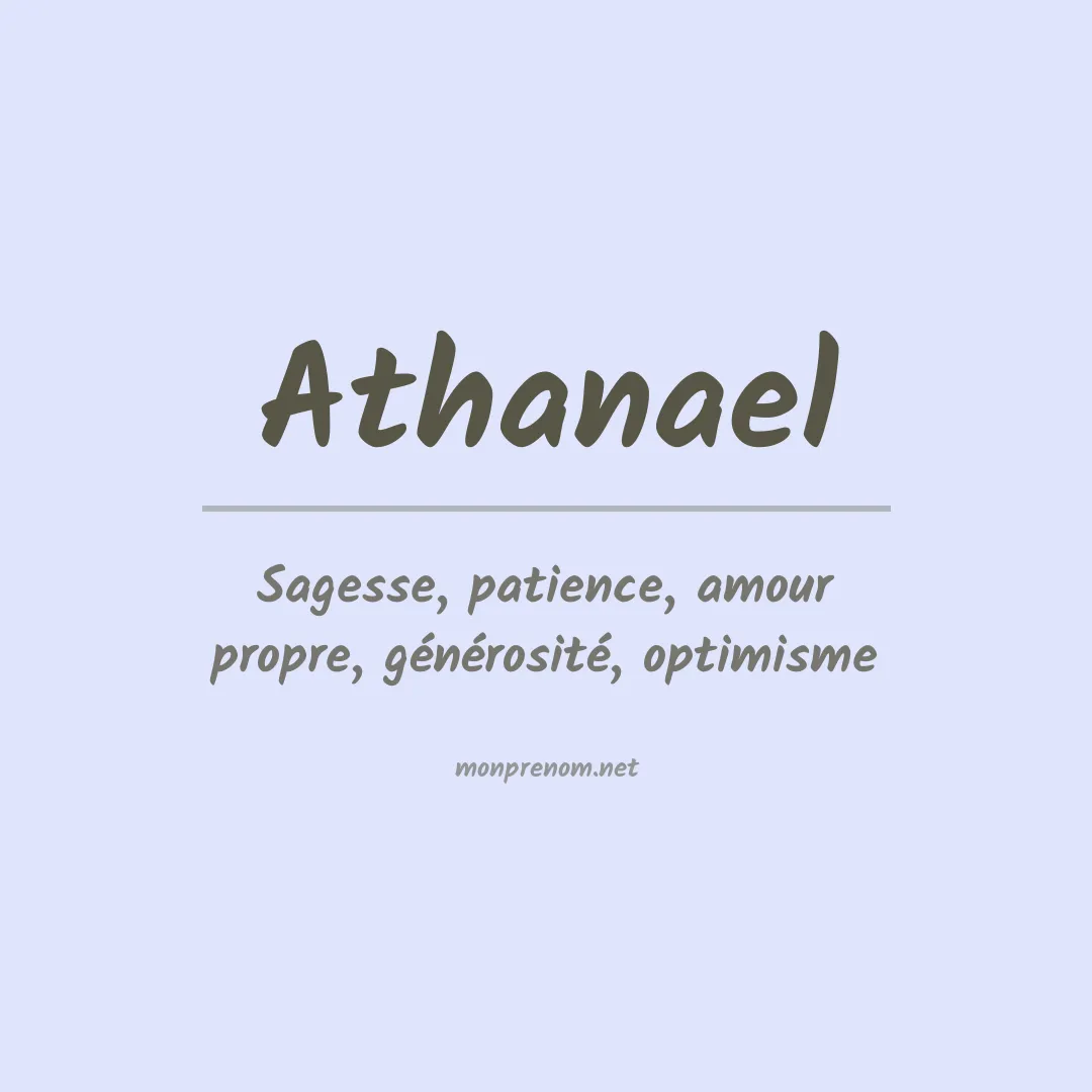 Signification du Prénom Athanael Signification du Prénom Athanael