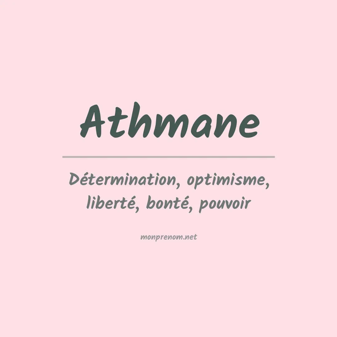 PrénomAthmane