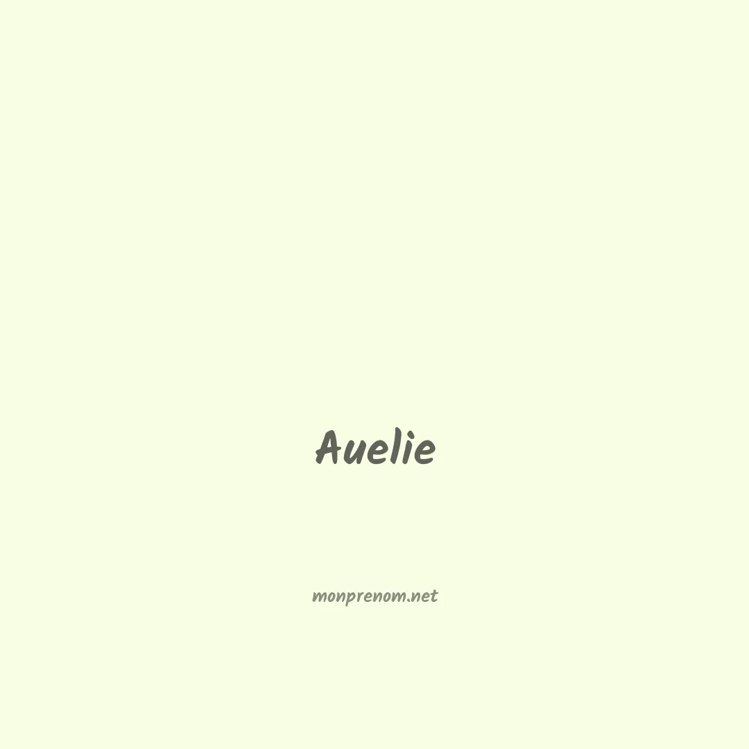 Auelie en chino