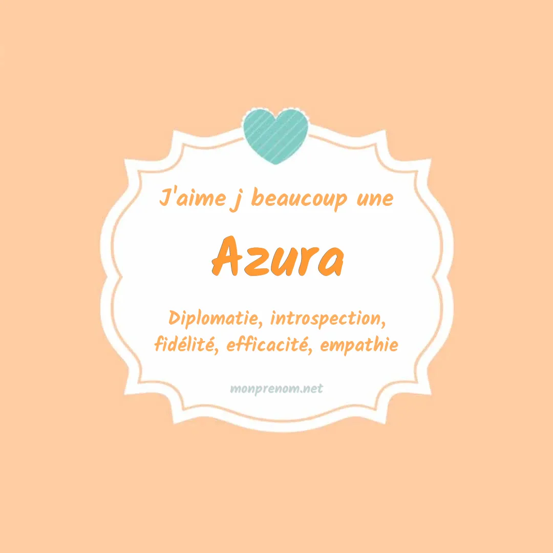 j'aime beaucoup Azura