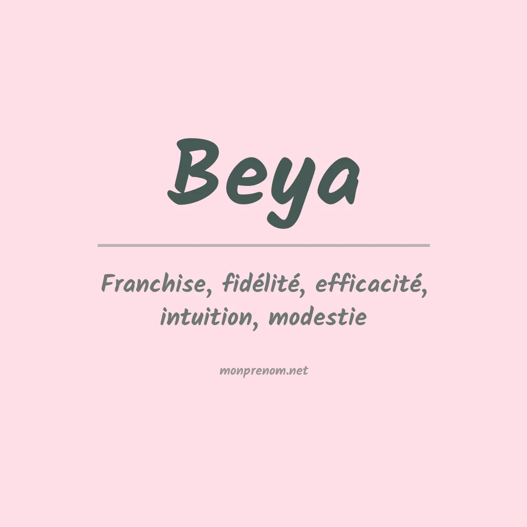 PrénomBeya