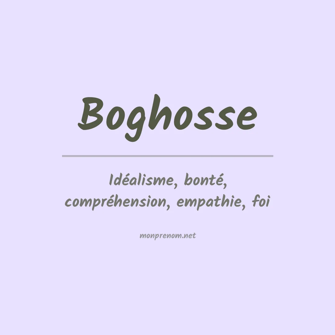 Signification du Prénom Boghosse Signification du Prénom Boghosse