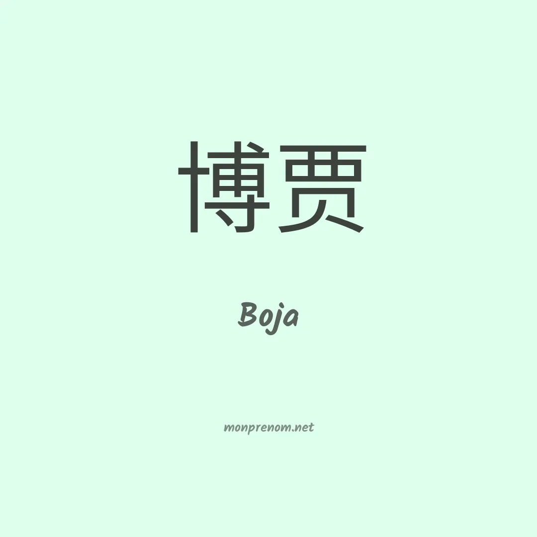 Boja en chino