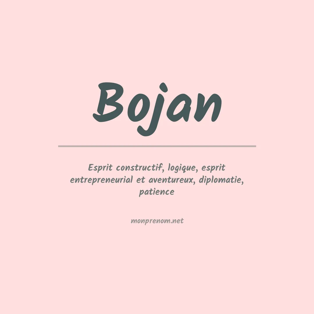Signification du Prénom Bojan Signification du Prénom Bojan