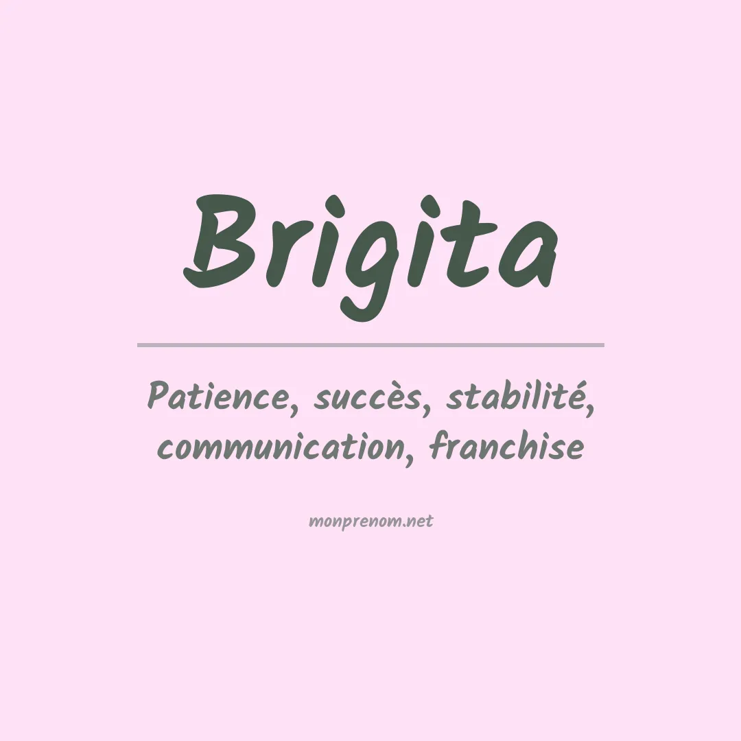 Signification du Prénom Brigita