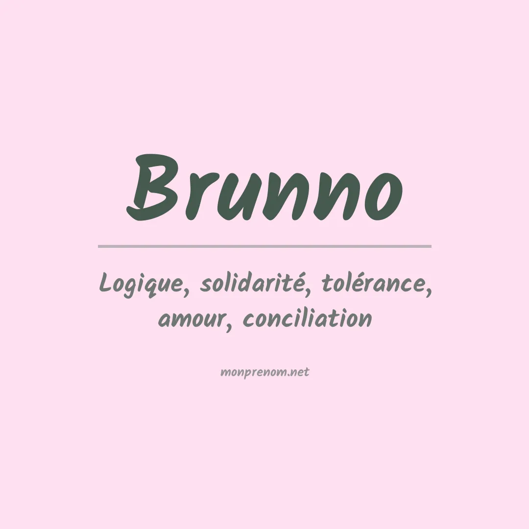 Signification du Prénom Brunno